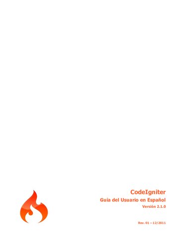 ﻿راهنمای کاربر Codeigniter نسخه 2 1 0