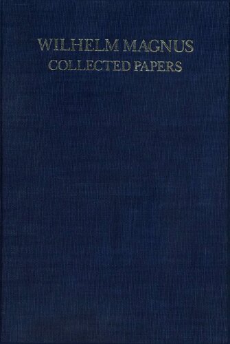 ﻿ویلهلم مگنوس، مجموعه مقالات