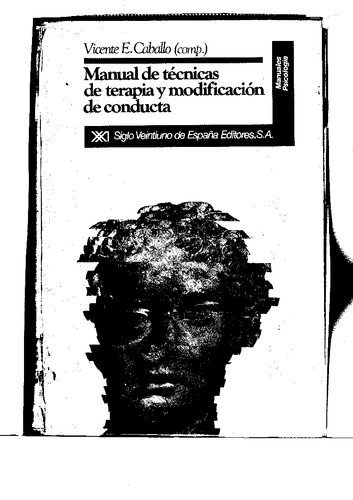 ﻿Manual of Therapy Techniques and Behavior Modification 4ed