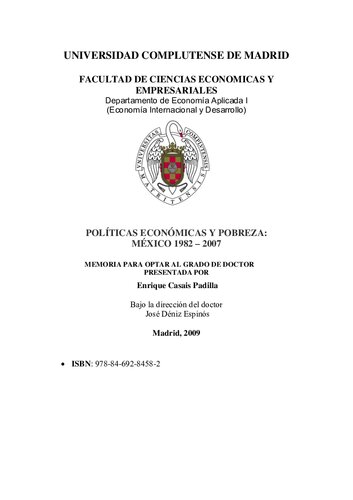 ﻿سیاست های اقتصادی و فقر در مکزیک