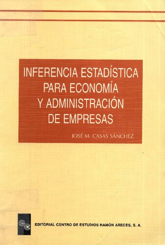 ﻿استنباط آماری برای اقتصاد و مدیریت بازرگانی