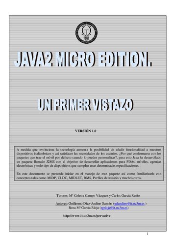 ﻿Java2 Micro Edition نگاه اول