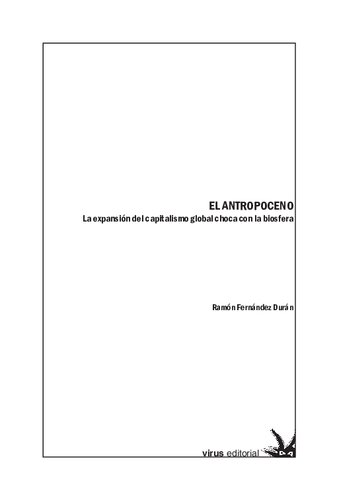 ﻿آنتروپوسن. گسترش سرمایه داری جهانی با بیوسفر برخورد می کند