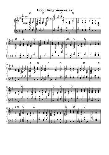 ﻿کتاب پیانو کریسمس برای مبتدیان: کتاب نت پیانو کریسمس