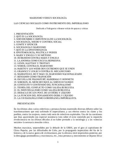 ﻿مارکسیسم در مقابل جامعه شناسی علوم اجتماعی به عنوان ابزار امپریالیسم