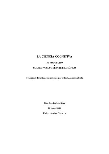 ﻿علوم شناختی: تعریف