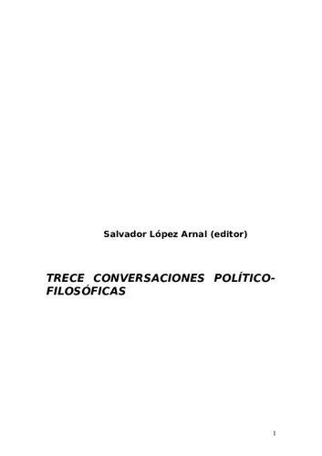 ﻿سیزده گفتگوی فلسفی سیاسی