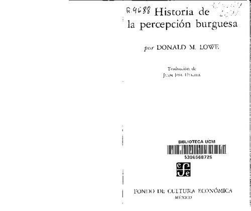 ﻿تاریخچه ادراک بورژوایی