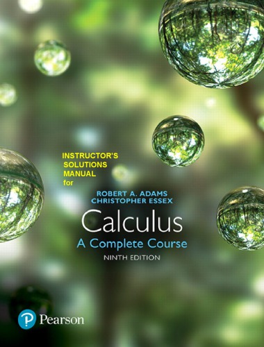 ﻿راه حل های Adams - Calculus A Complete Course 2018 []