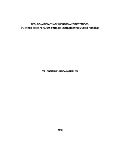 ﻿الهیات هندی و جنبش های مسیحی ضد سیستماتیک