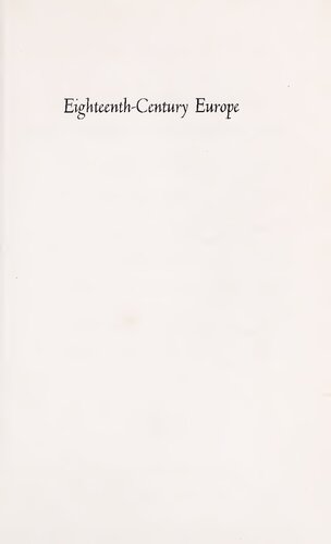 ﻿اروپای قرن هجدهم، سنت و پیشرفت، 1715-1789