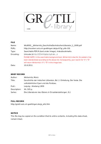 ﻿تاریخ ادبیات هندی 1 مقدمه، ودا، حماسه های مردمی و پوراناها.