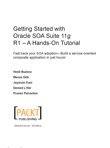 شروع کار با Oracle SOA Suite 11g R1 A Hands-On آموزش