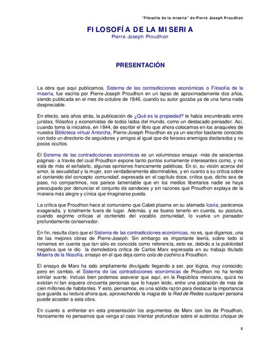 ﻿فلسفه بدبختی - پیر جوزف پرودون