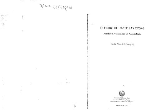 ﻿مصنوعات و Ecofacts در باستان شناسی