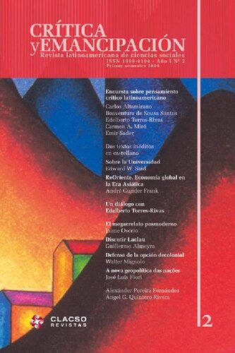 ﻿نقد و رهایی. مجله علوم اجتماعی آمریکای لاتین