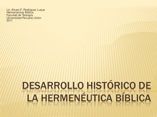 ﻿توسعه تاریخی هرمنوتیک کتاب مقدس