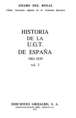 ﻿تاریخچه UGT اسپانیا جلد 2