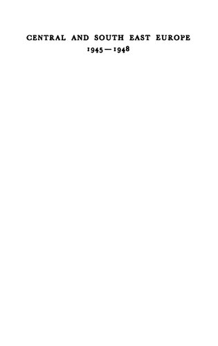 ﻿اروپای مرکزی و جنوب شرقی، 1945، 1948