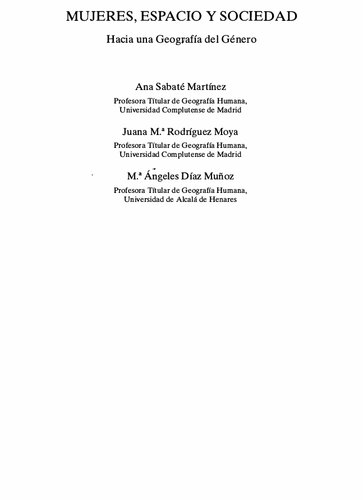 ﻿فضای زنان و جامعه به سوی جغرافیای جنسیتی