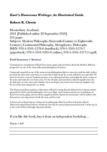 ﻿نوشته های طنز کانت: راهنمای مصور