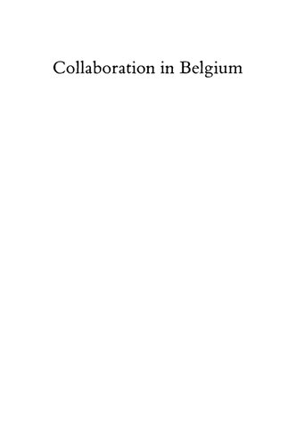 ﻿همکاری در بلژیک: لئون دگرل و جنبش رکسیست، 1940 - 1944