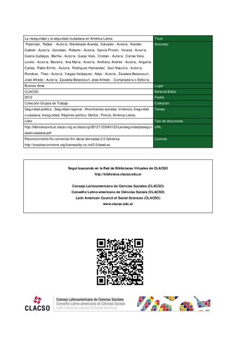 ﻿ناامنی و امنیت شهروندان در آمریکای لاتین