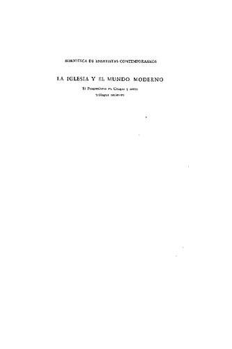﻿کلیسا و دنیای مدرن