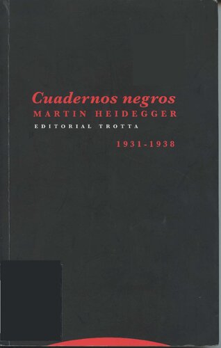 ﻿Reflections II-VI: Black Notebooks 1931-1938