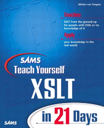 ﻿Sams به خودتان XSLT را در 21 روز آموزش دهید