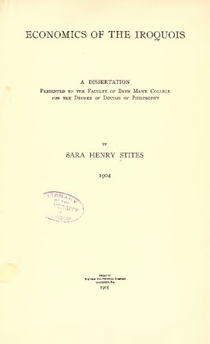 ﻿اقتصاد ایروکوئی ها