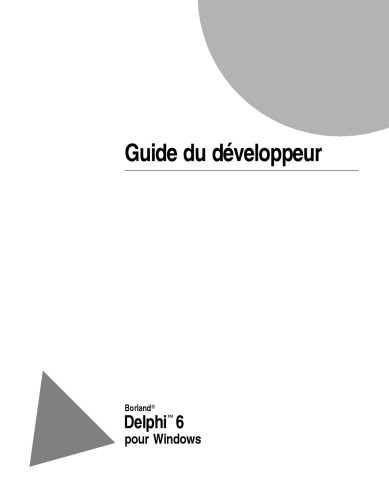 ﻿راهنمای توسعه دهنده: Borland Delphi 6 برای ویندوز