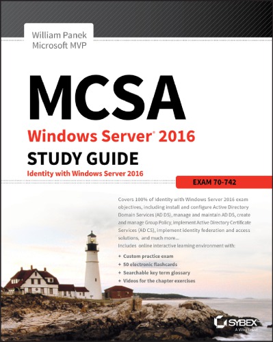 ﻿راهنمای مطالعه MCSA windows server 2016: امتحان 70-742