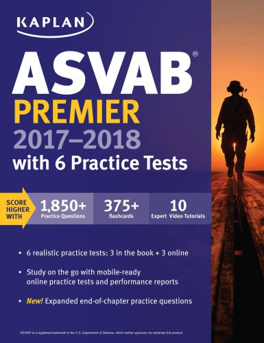 ﻿کاپلان. ASVAB premier 2017-2018 با 6 تست تمرینی: آنلاین + کتاب + فیلم + موبایل