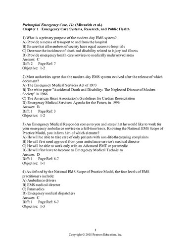 ﻿بانک تست اورژانس پیش بیمارستانی