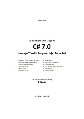 ﻿C# 7.0 با ویژوال استودیو 2017