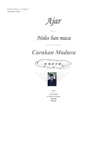 ﻿به Noles ممنوعیت maca Carakan Madura را آموزش دهید. نوشتن و خواندن روش مادور را یاد بگیرید. خواندن و نوشتن کاراکان مادورا را بیاموزید