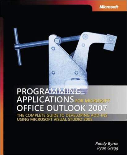 ﻿برنامه های کاربردی برنامه نویسی برای Microsoft® Office Outlook® 2007