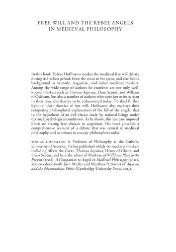 ﻿اراده آزاد و فرشتگان شورشی در فلسفه قرون وسطی