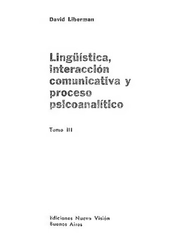﻿زبان شناسی، تعامل ارتباطی و فرآیند روانکاوی