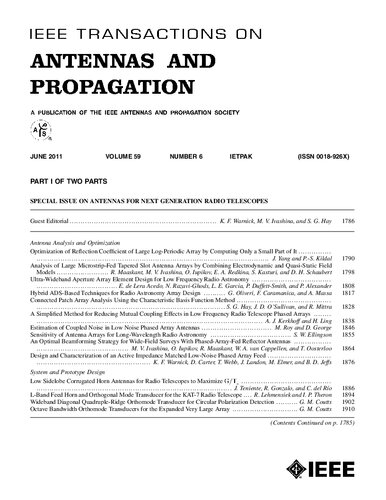 ﻿تراکنش های IEEE روی آنتن ها و انتشار
