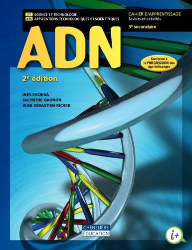 ﻿DNA دفترچه یادداشت، دانش و فعالیت. کلید پاسخ: ST، علم و فناوری، ATS، کاربردهای فنی و علمی، ثانویه 3.