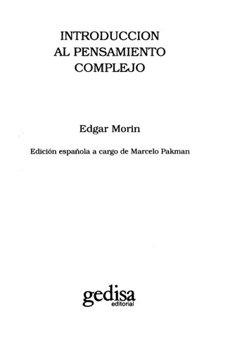 ﻿مقدمه ای بر تفکر پیچیده