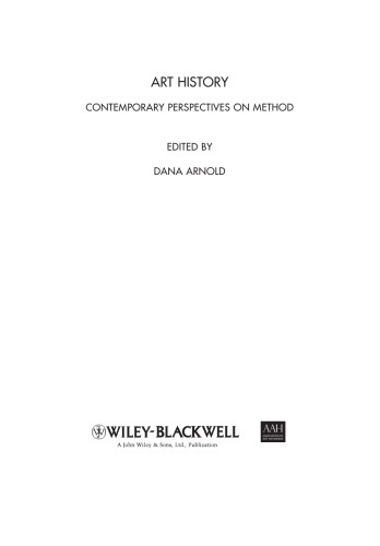 ﻿تاریخ هنر: دیدگاه های معاصر در روش (مسائل ویژه تاریخ هنر)