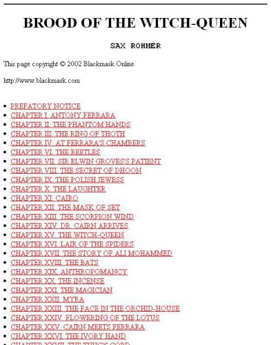 ﻿BROOD OF THE WITCH-QUEEN