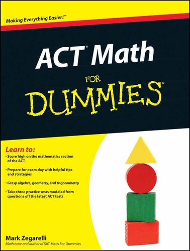 ﻿ACT Math For Dummies