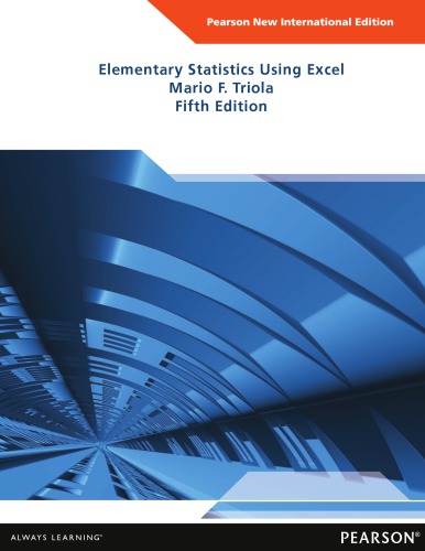 ﻿آمار ابتدایی با استفاده از Excel: Pearson New International Edition