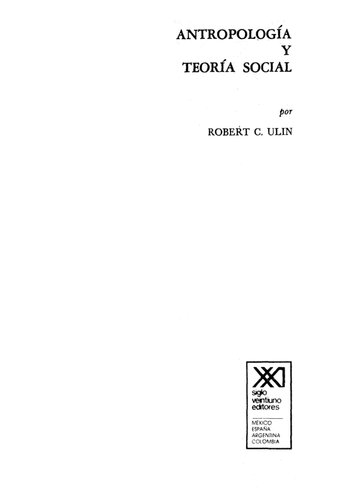 ﻿انسان شناسی و نظریه اجتماعی