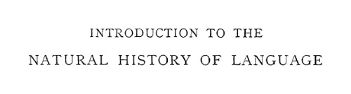 آشنایی با تاریخ طبیعی زبان