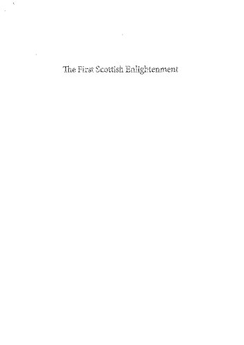 ﻿اولین روشنگری اسکاتلندی: شورشیان، کشیشان و تاریخ